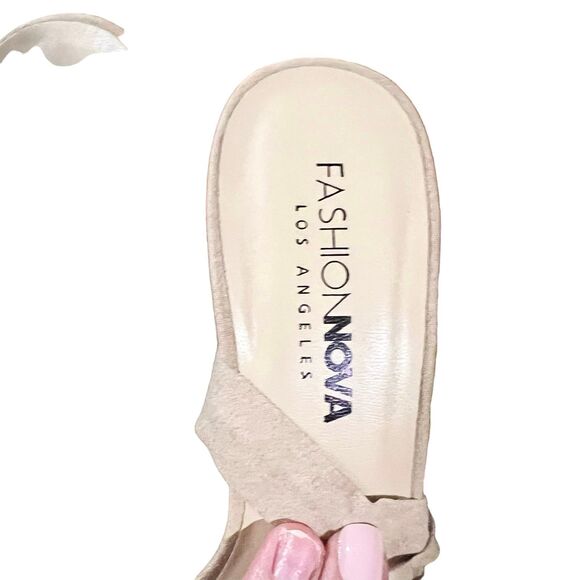 Fashion Nova Open Toe Heels   Size 6.5 - Picture 5 of 9